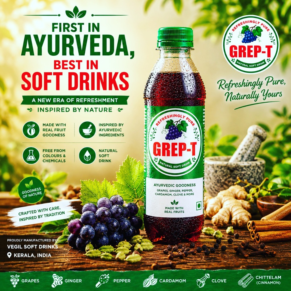 Patented New Taste in Herbal Soft Drink